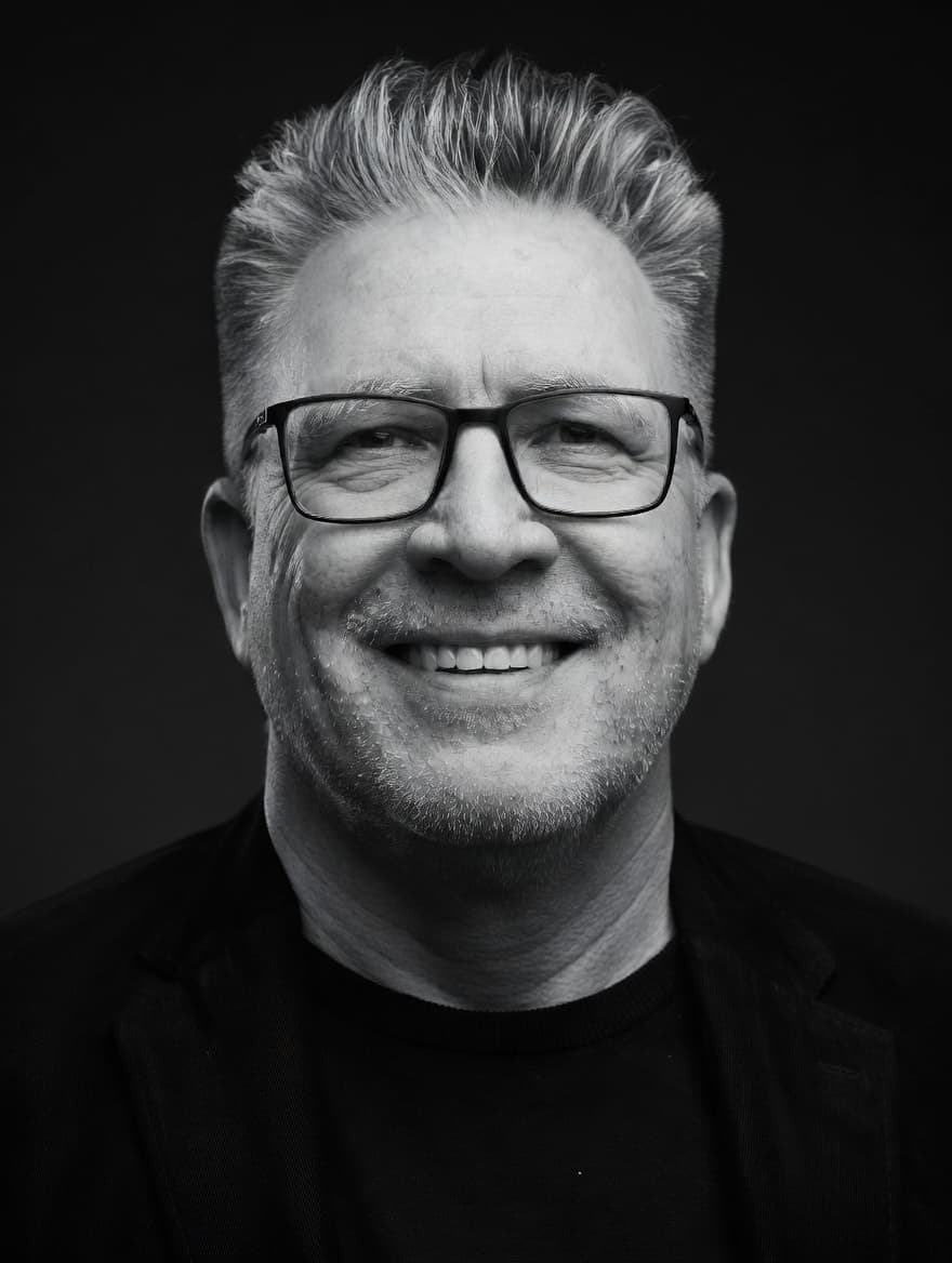 German Rauhut — Portrait in Schwarz-Weiss